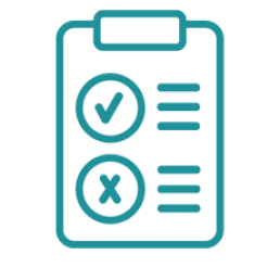Guidance and Training Documents icon of a clipboard with a checklist